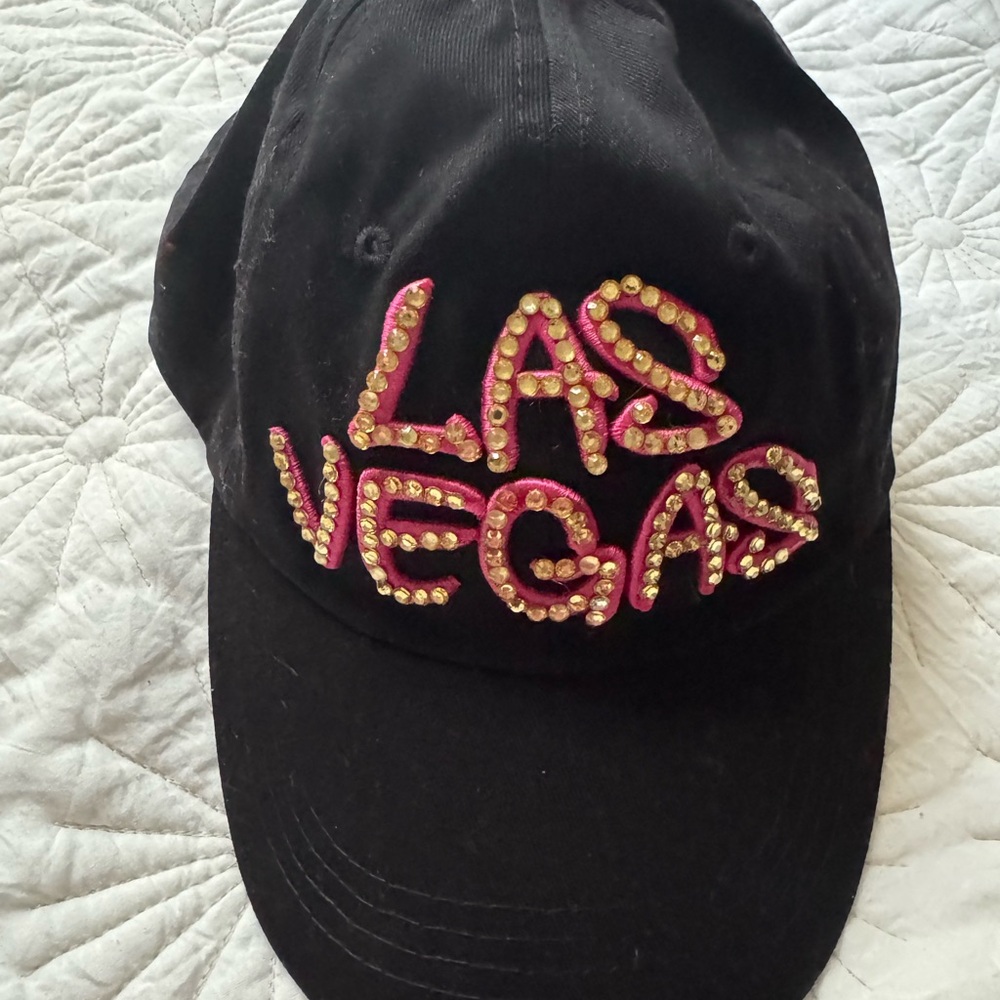 Black and Pink Las Vegas Cap